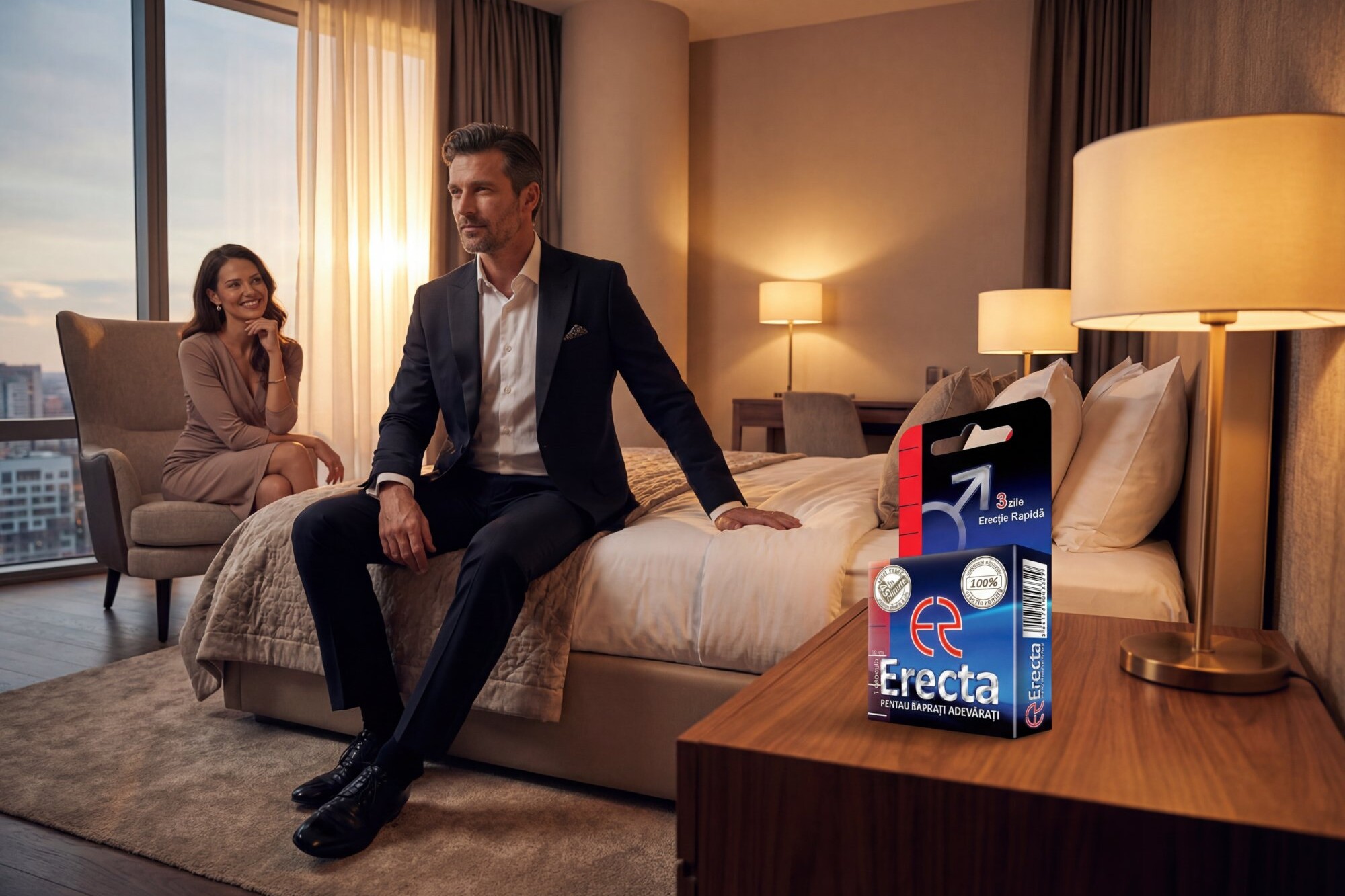 Erecta pastile potență — cum să durezi mai mult în pat — cuplu elegant hotel — supliment natural bărbați România